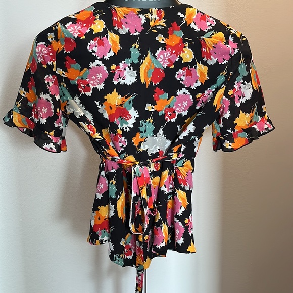 Zara tied blouse, small - Picture 4 of 7